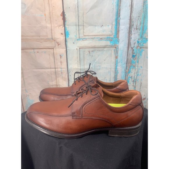 Florsheim Mens Mid Town Moc Shoe Lace Up10EEE (Wide) Brown  Solid Leather Upper main image 7
